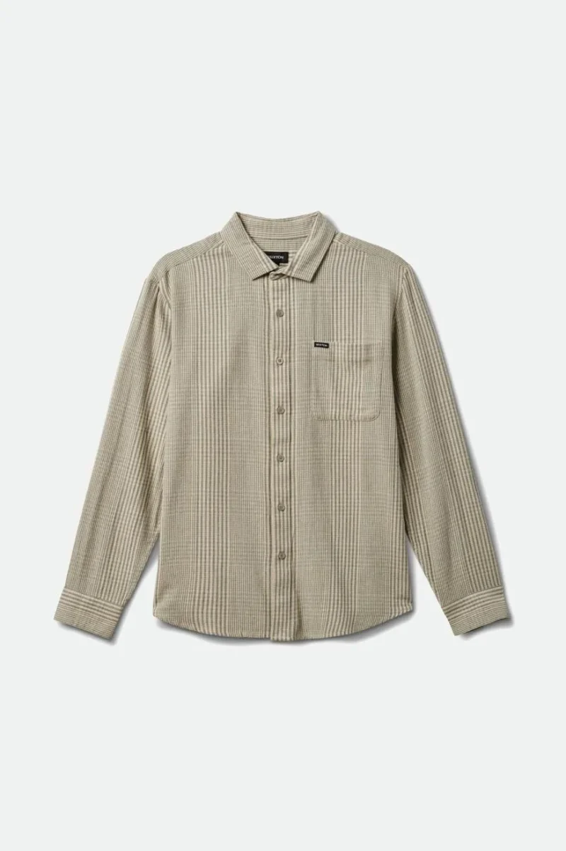 bixby long sleeve flannel shirt olive surplus mojave straw