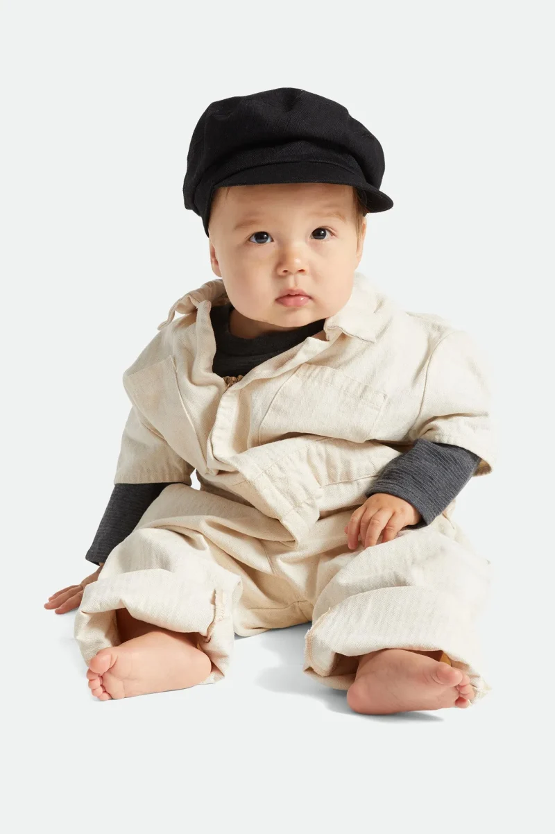 black baby fiddler cap