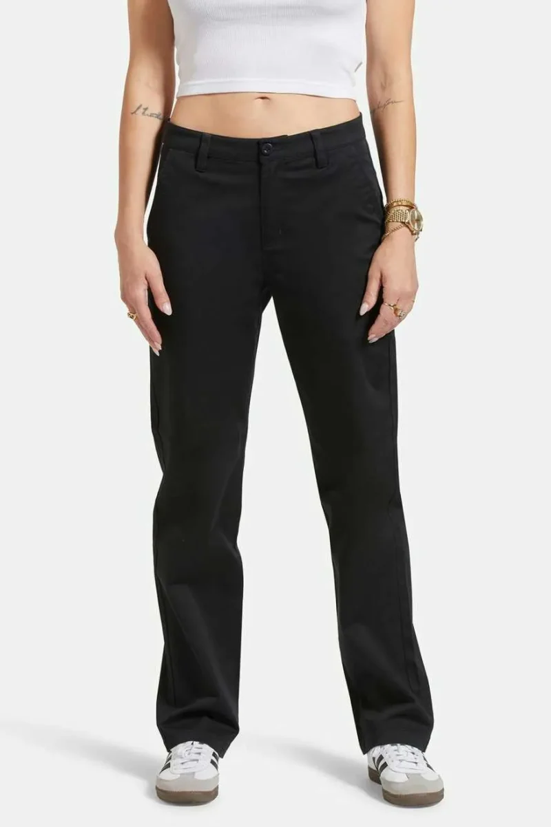 black bedford pants