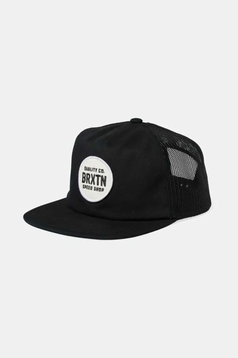 black black gateway trucker hat