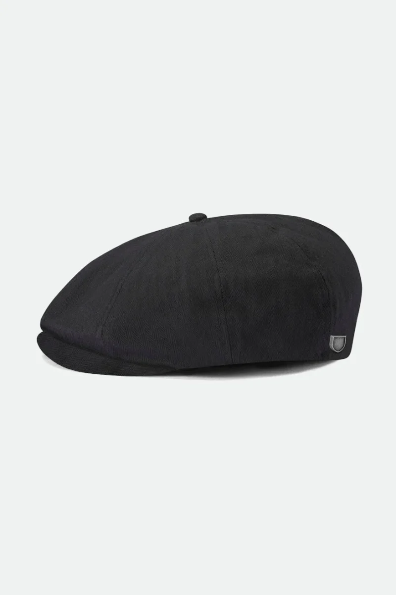 black brood newsboy cap