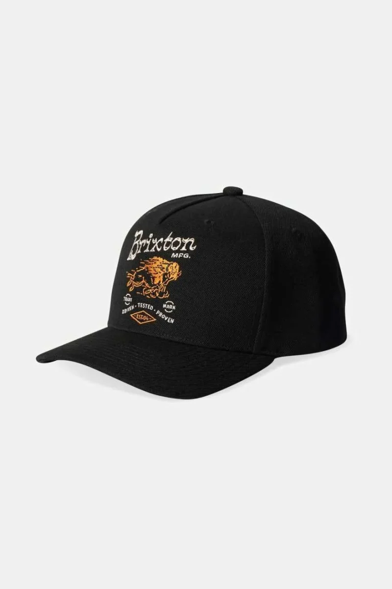 black charging buffalo snapback netplus