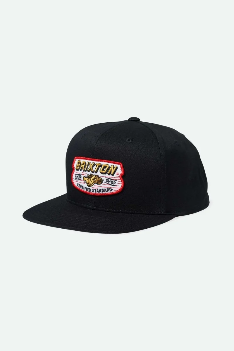 black clayburn snapback hat