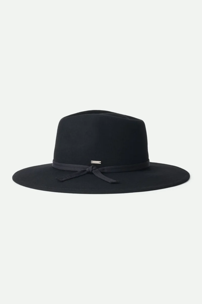 black felt packable hat by joanna