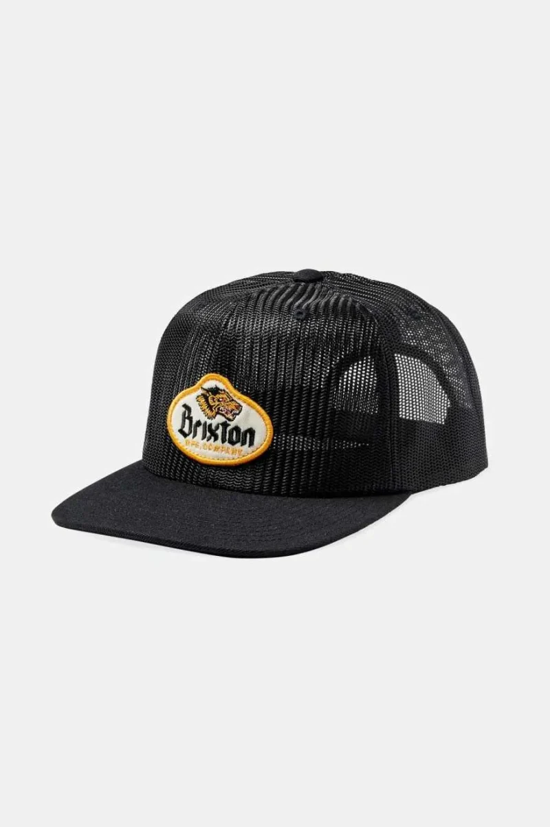 black full mesh trucker hat for dogs