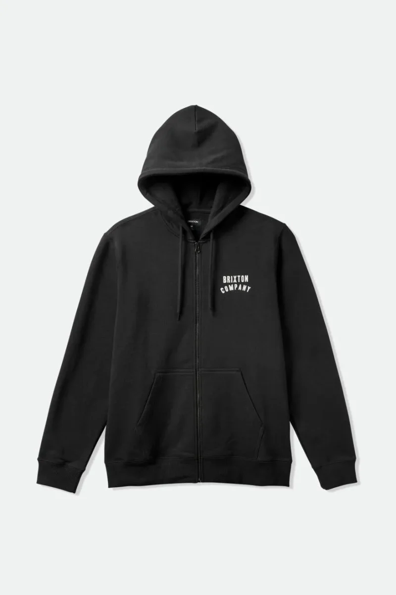 black full zip woodburn fleece