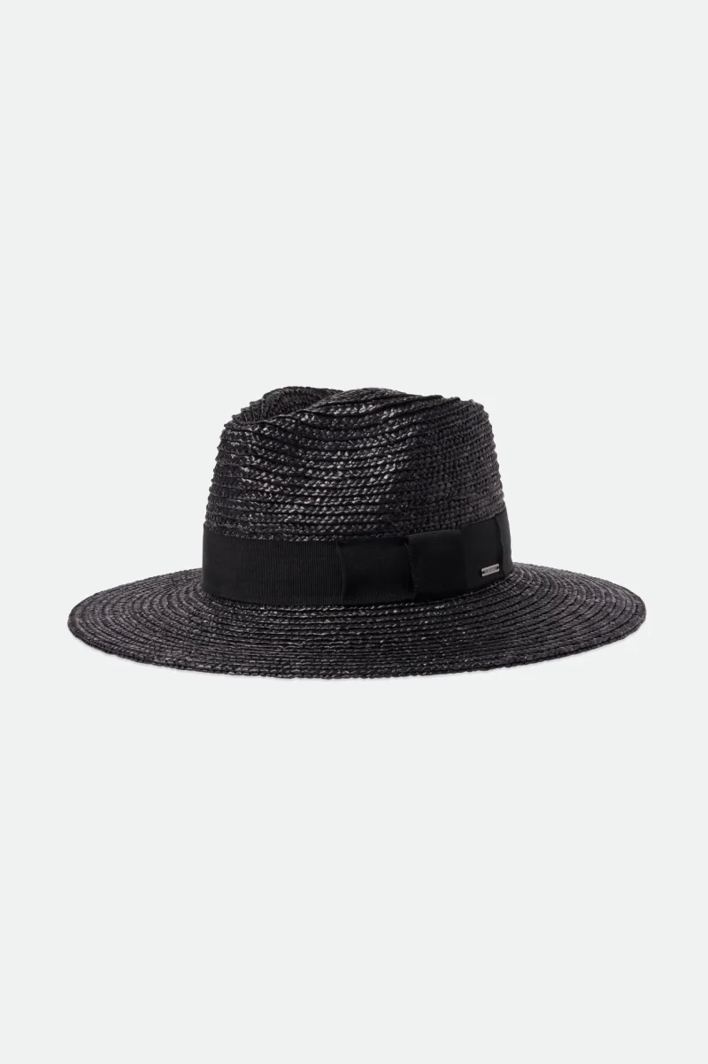 black joanna short brim hat