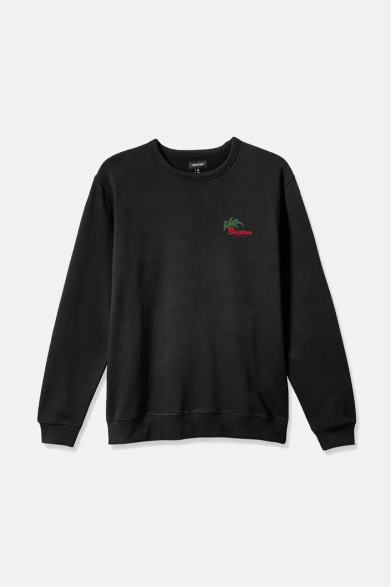 black leisure crew sweatshirt