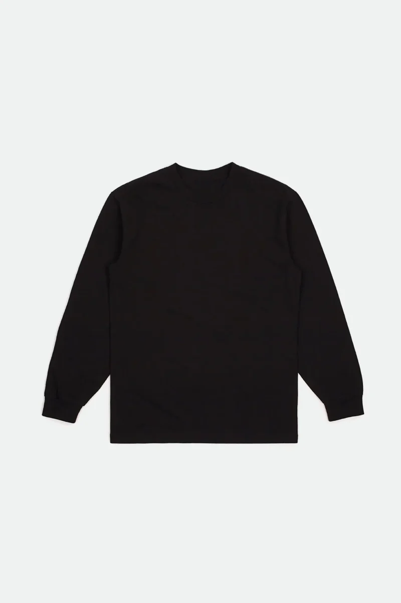 black long sleeve basic tee