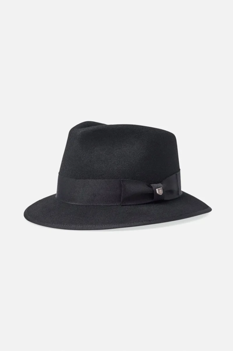 black paco fedora hat