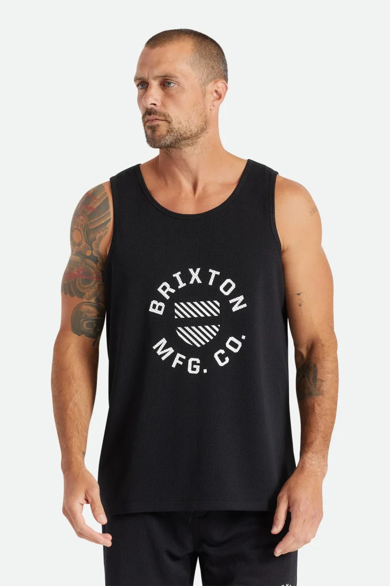 black shield crest tank ultimate sportswear