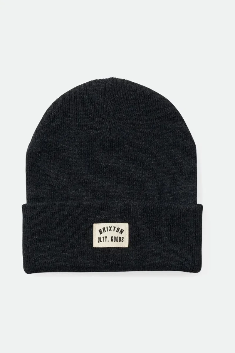 black washed woodburn watch cap beanie