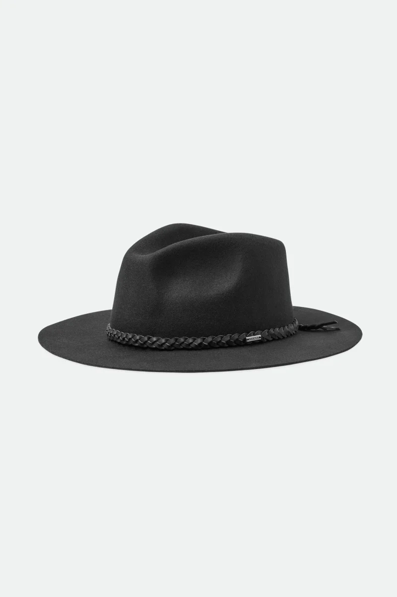 black western fedora hat men s