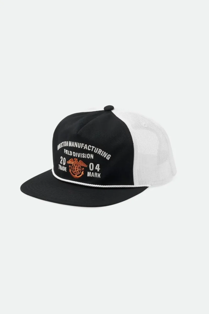 black white division trucker hat mp