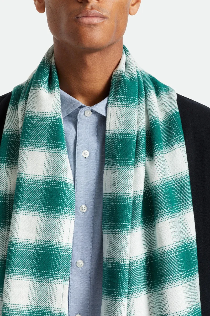 bowery clover green scarf for women