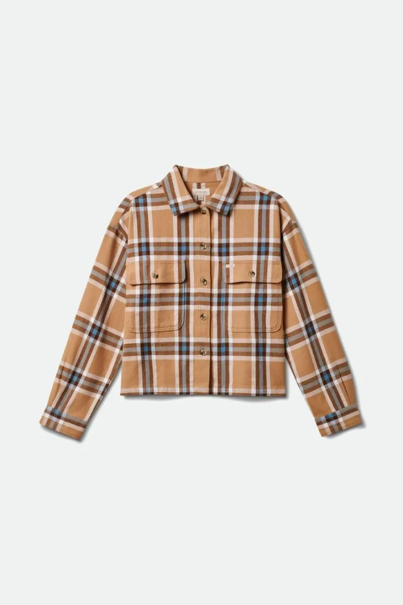 bowery women s mojave long sleeve flannel shirt