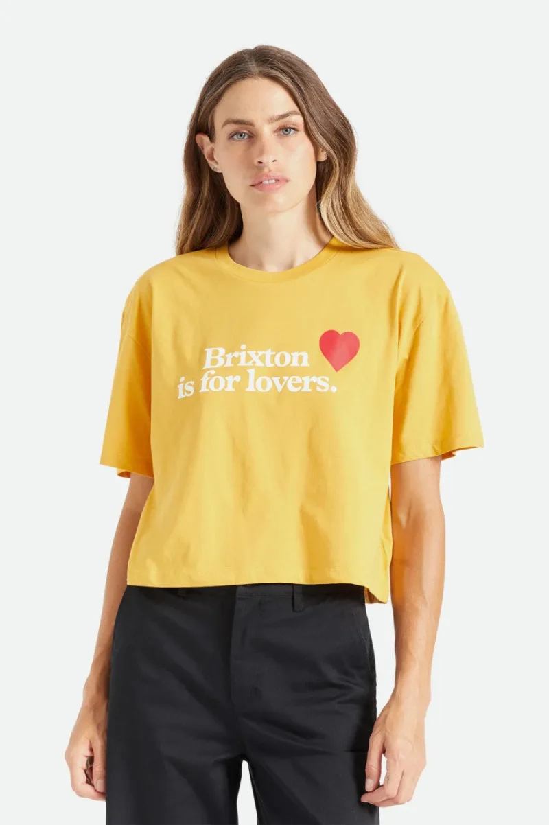 bright gold lovers s s skimmer tee