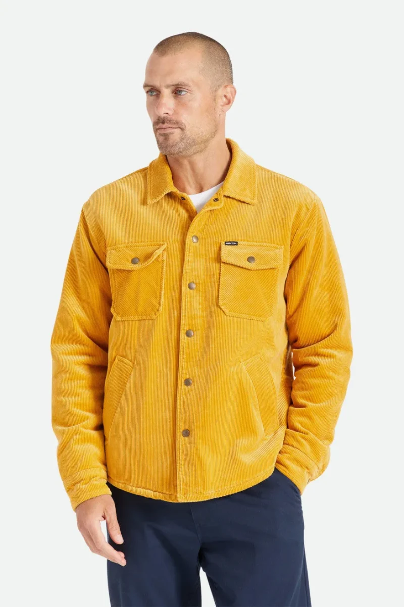 bright gold sherpa lined durham jacket