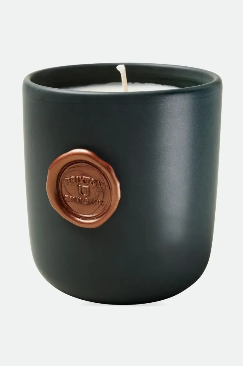 brixton x muse flannel scented candle gunmetal