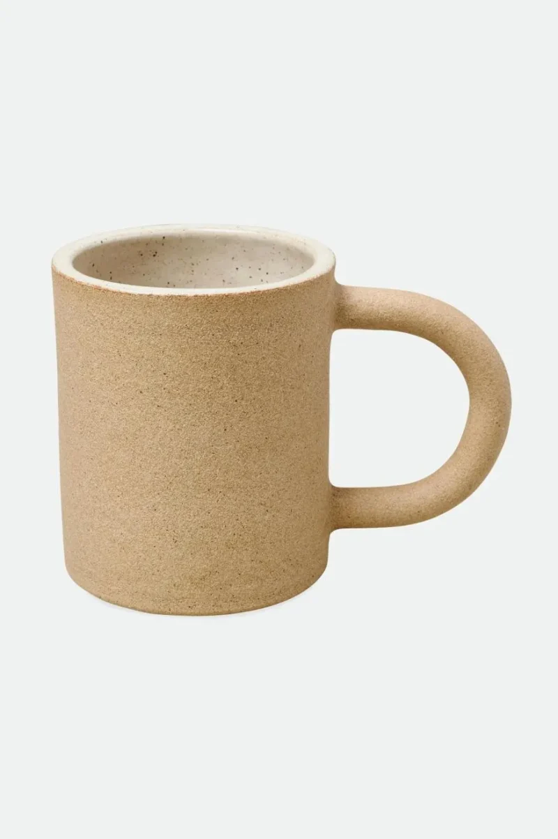 brixton x o m ceramic mug handmade beige