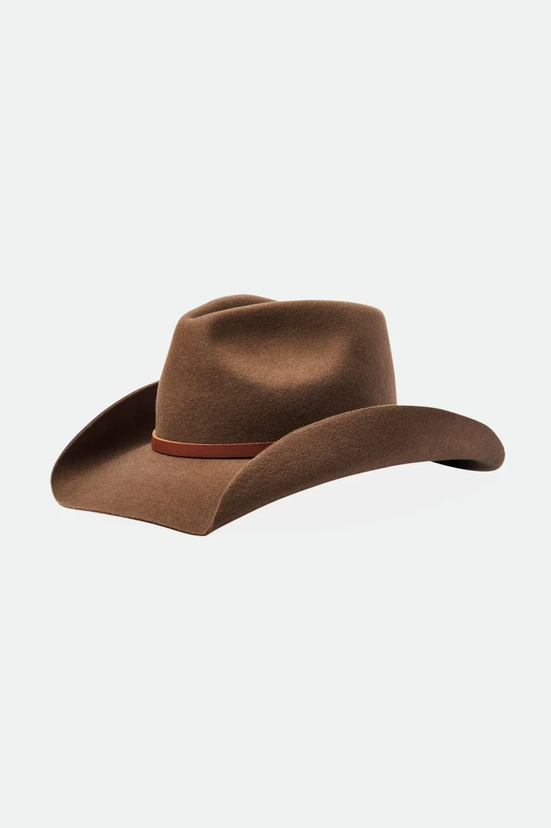 bronco western coffee hat premium quality