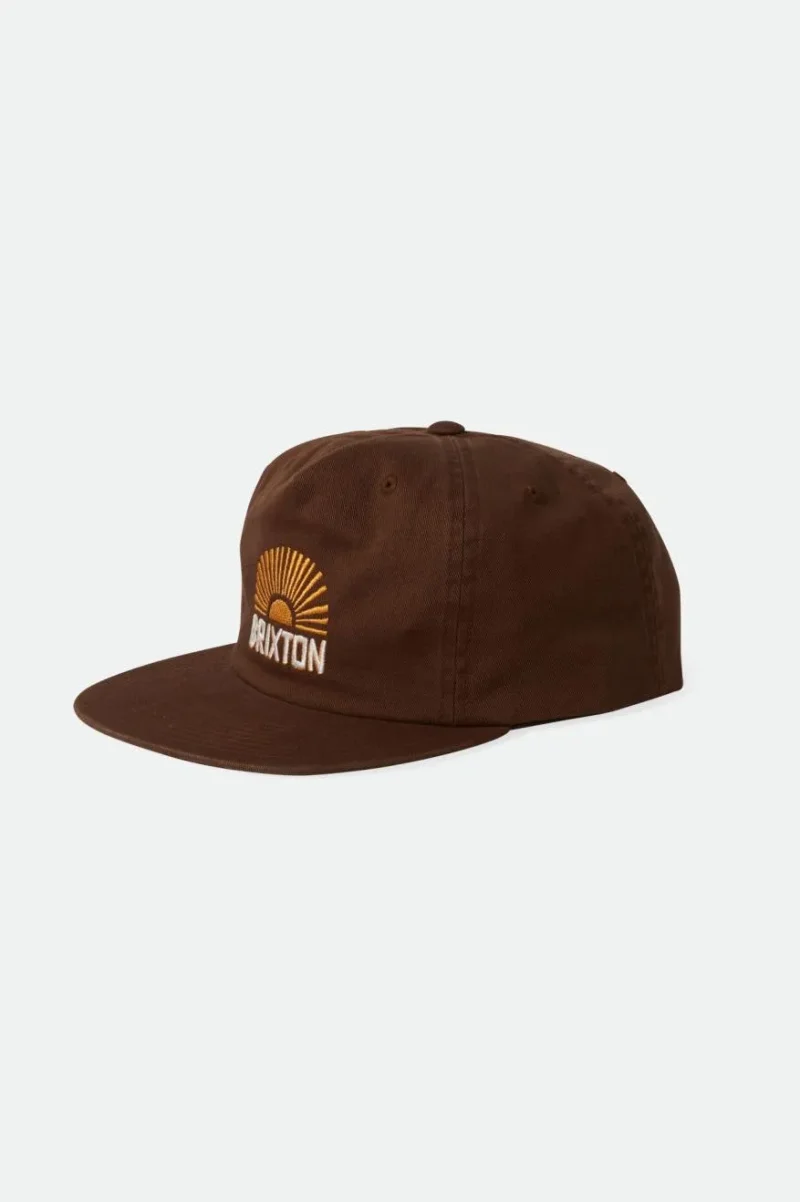 brown sol hp snapback vintage wash