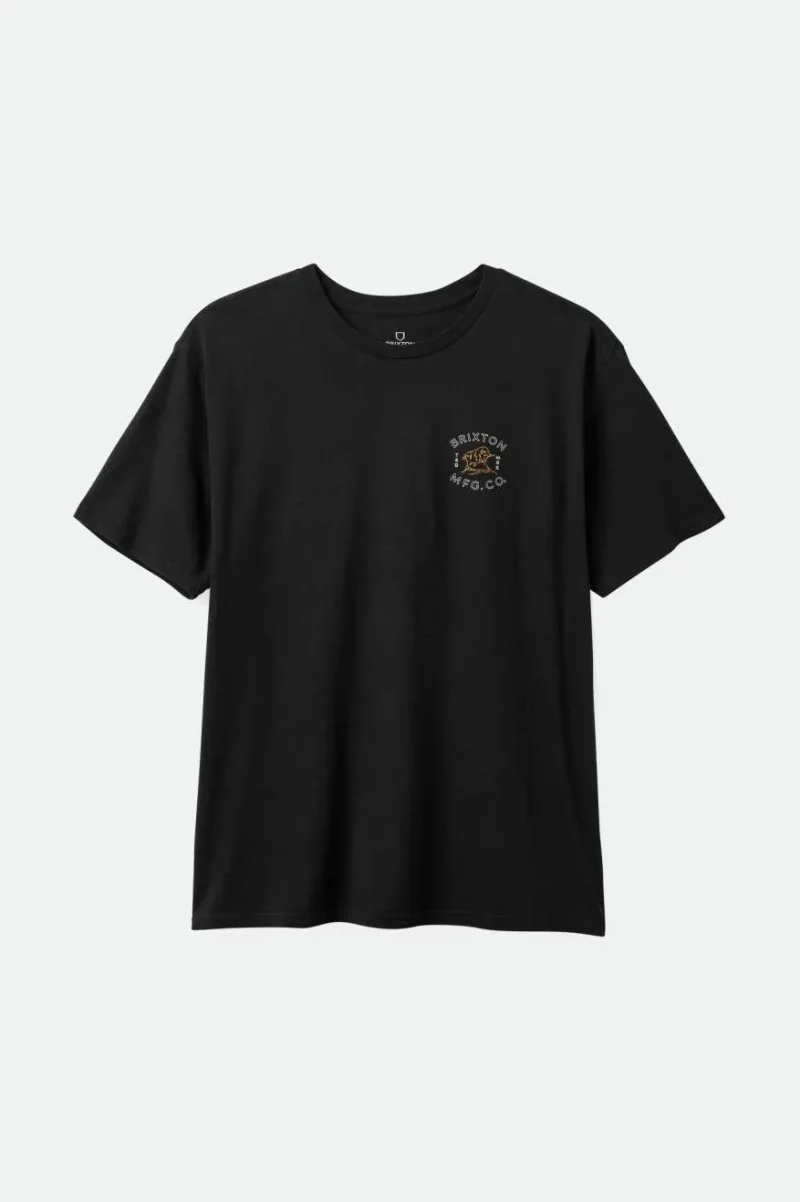 bryden relaxed black tee classic fit summer ready