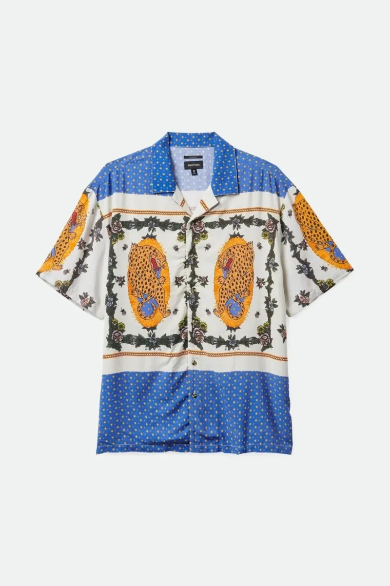 bunker reserve mexico city woven camp shirt jaguar fiesta