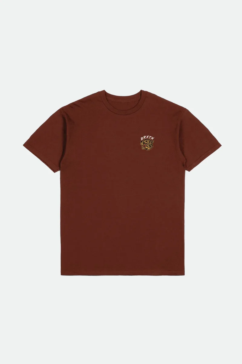 burgundy worn wash s s standard tee kit