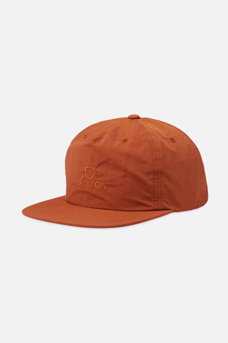 burnt orange alpha mp snapback hat