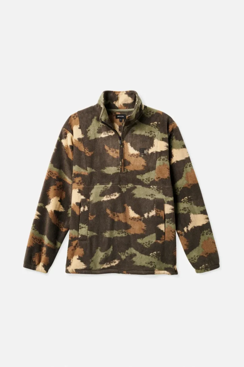 camo 1 2 zip fleece blanket