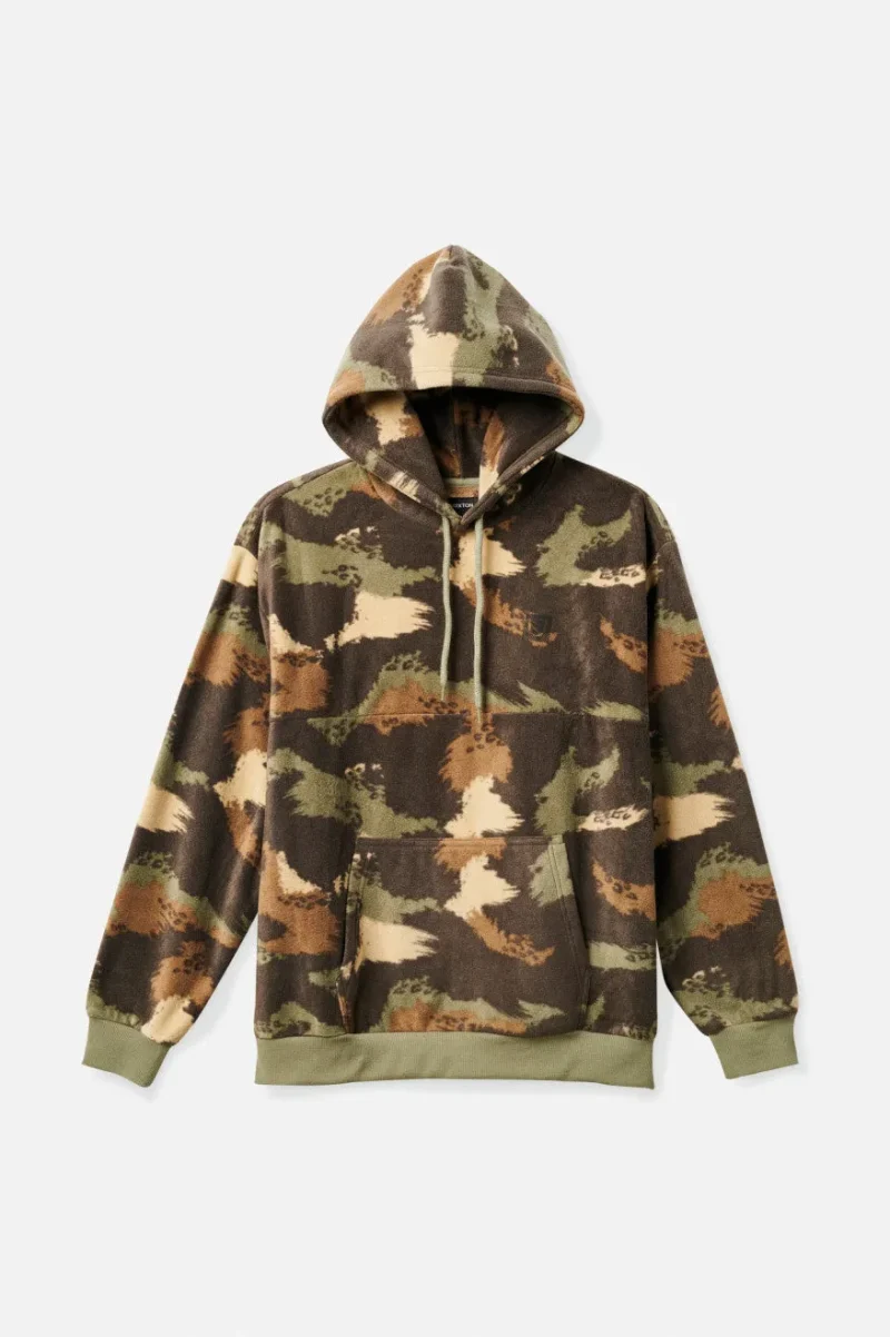 camo fleece hood blanket soft brushed design