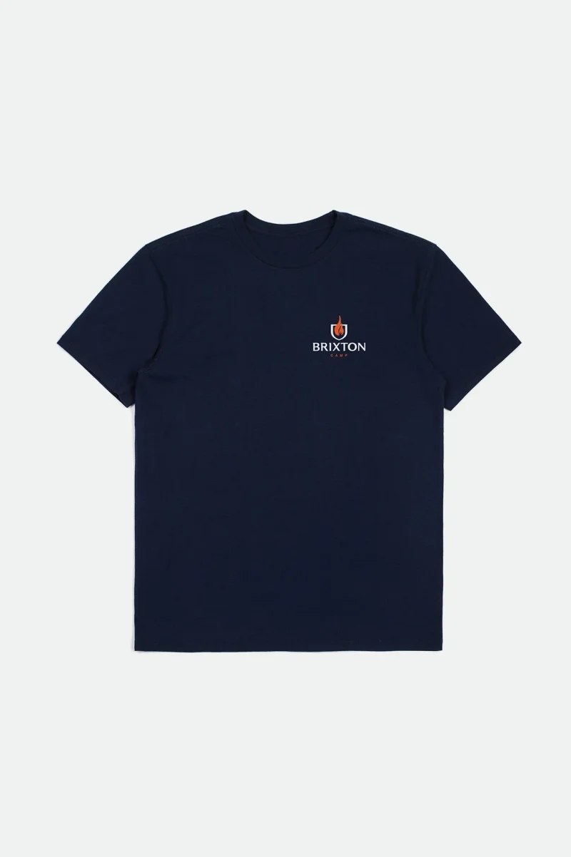 camp alpha summer tailored tee navy