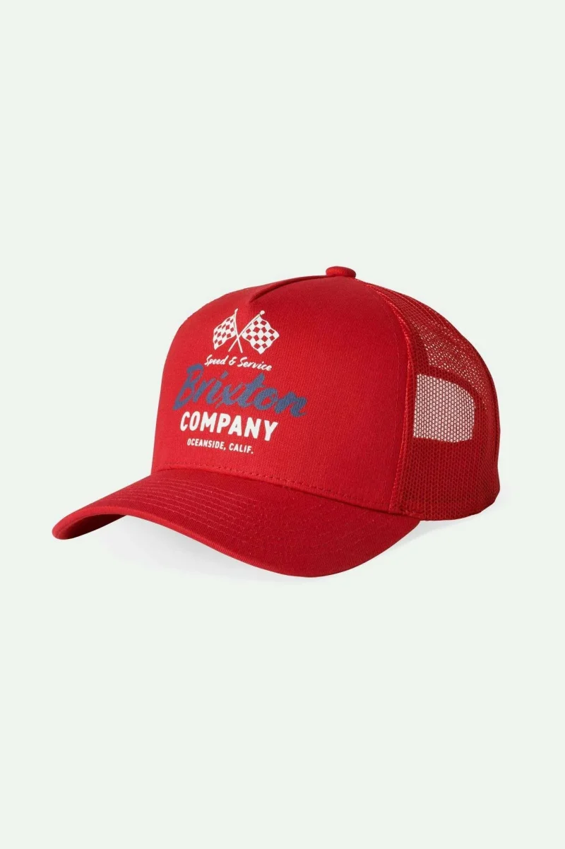 casa red wayburn medium profile mesh cap