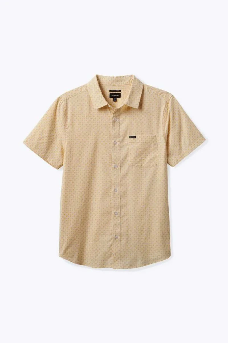 charter print short sleeve shirt whitecap micro