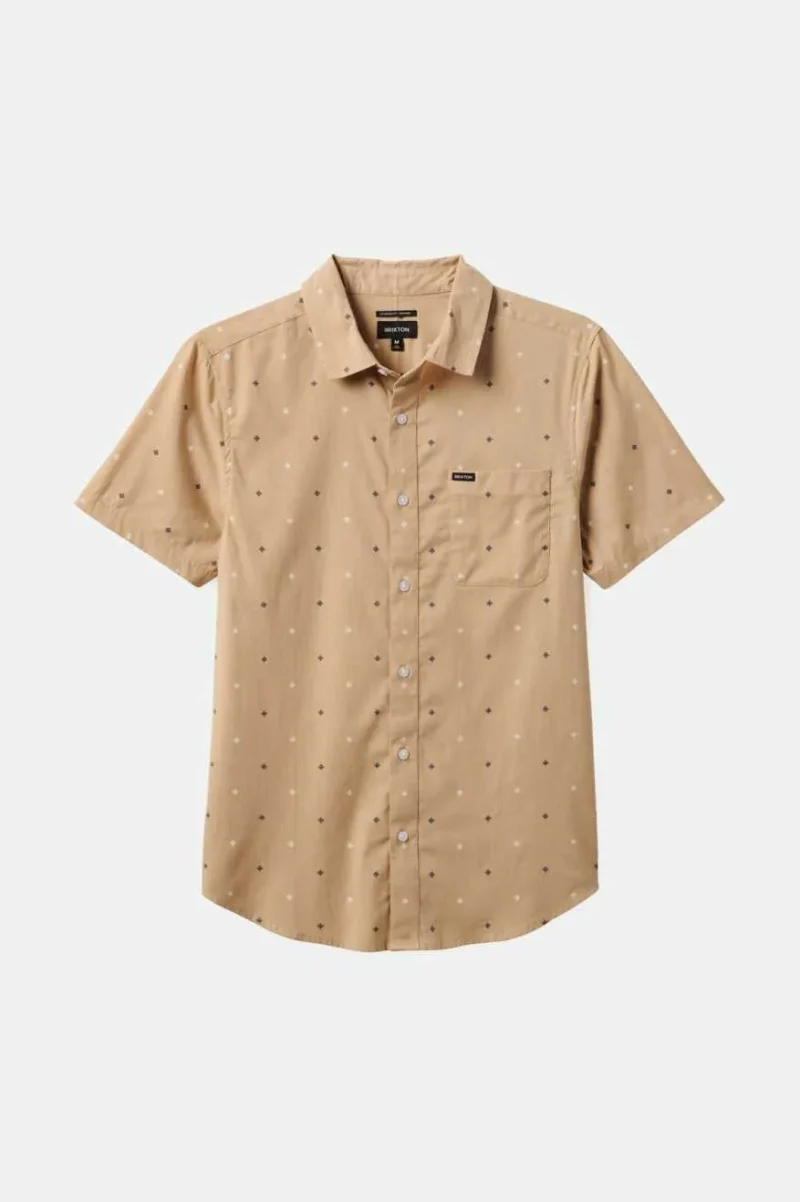 charter sand pyramid s s woven shirt