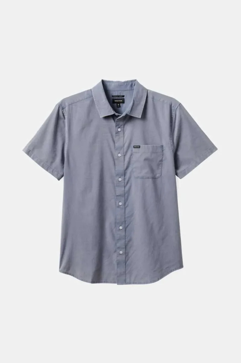 charter sol wash woven shirt flint stone blue