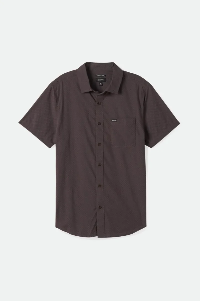 charter summer woven geo dot shirt dusk