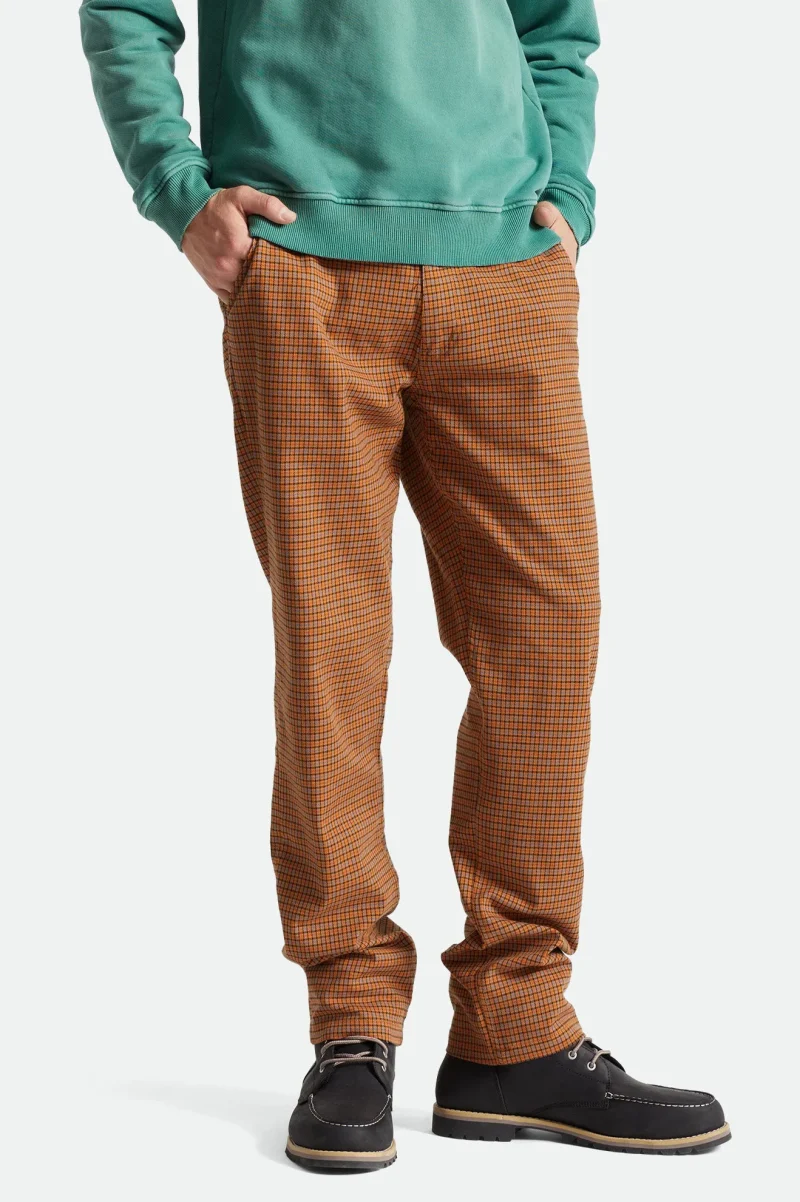 chino pants brick plaid stylish choice