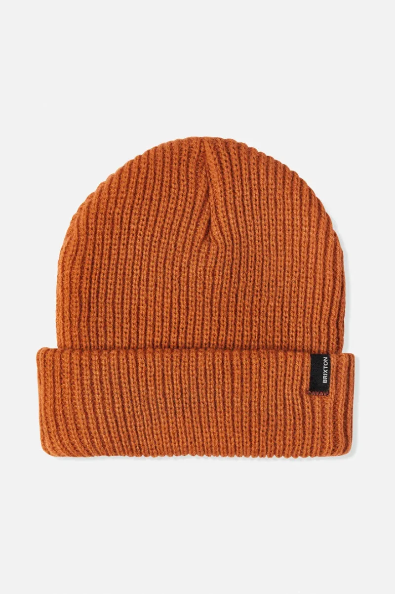 chunky polar beanie burnt orange