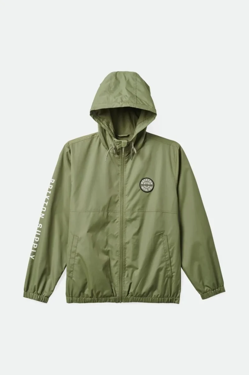 claxton crest olive surplus lightweight jacket