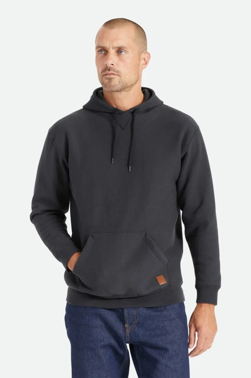 cooper washed black raglan hoodie premium reserve