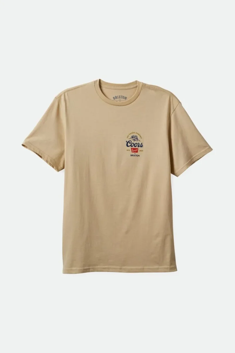 coors 150 arch short sleeve tee cream