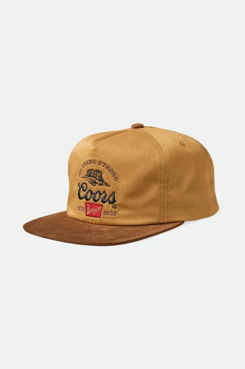 coors 150 arch snapback golden brown