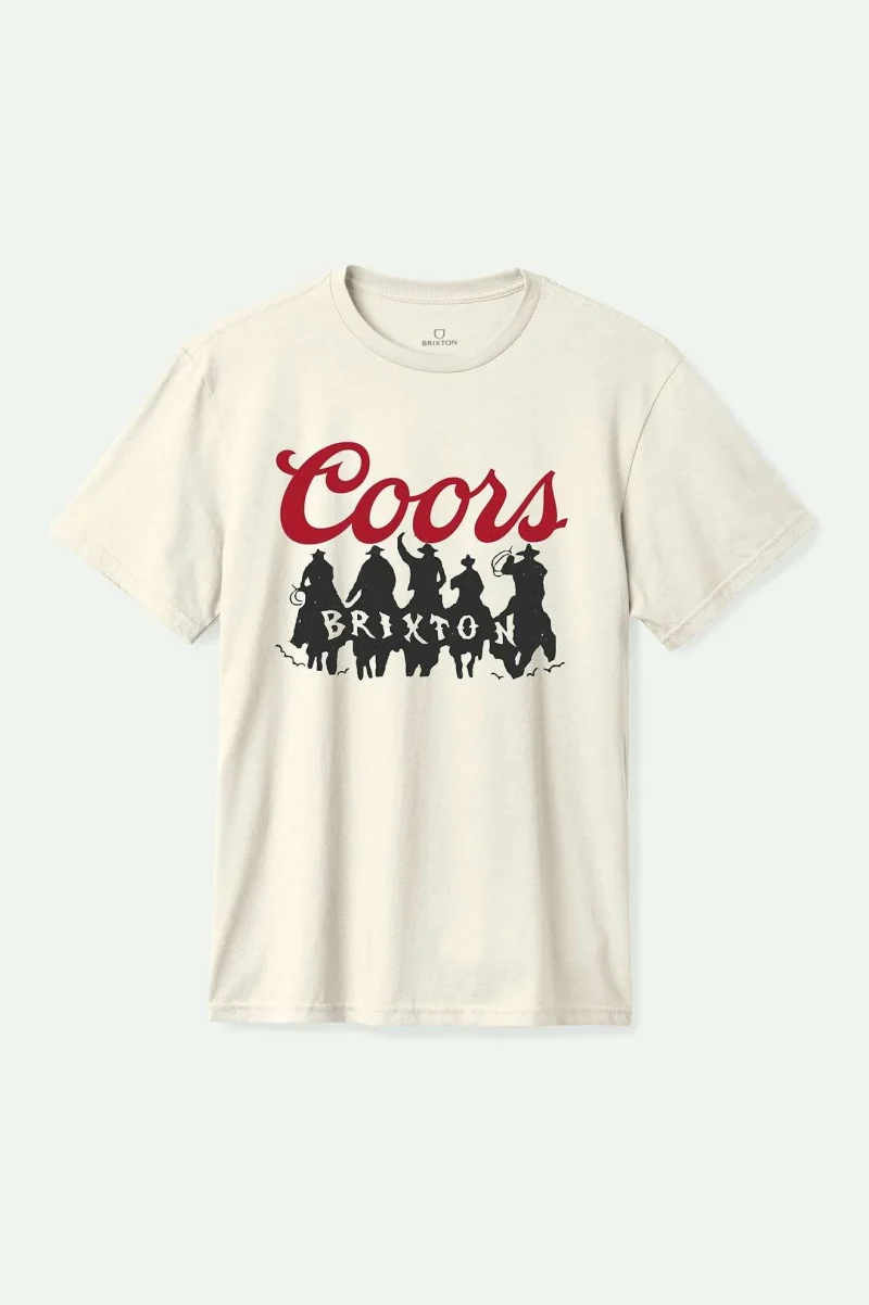 coors bandit short sleeve t shirt natural