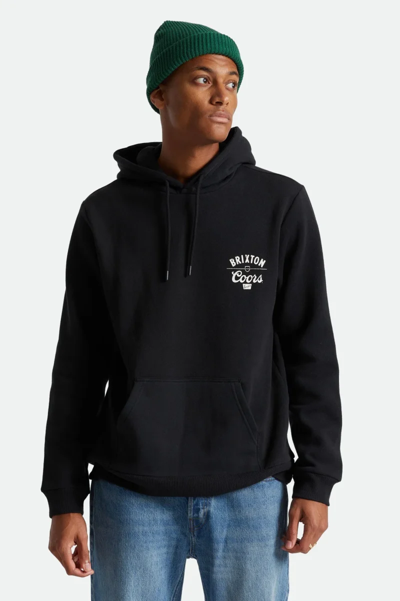 coors black labor hoodie