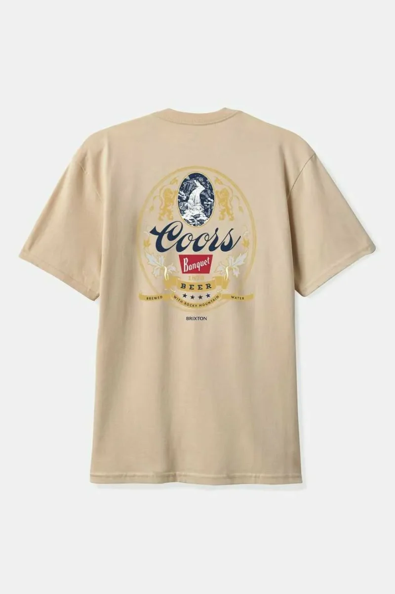 coors legacy mountain t shirt cream