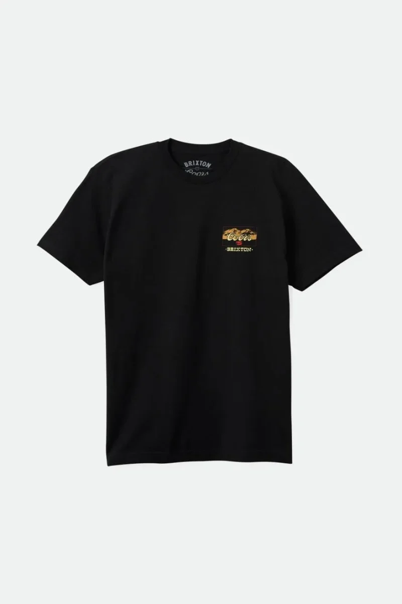 coors mirror standard short sleeve tee black