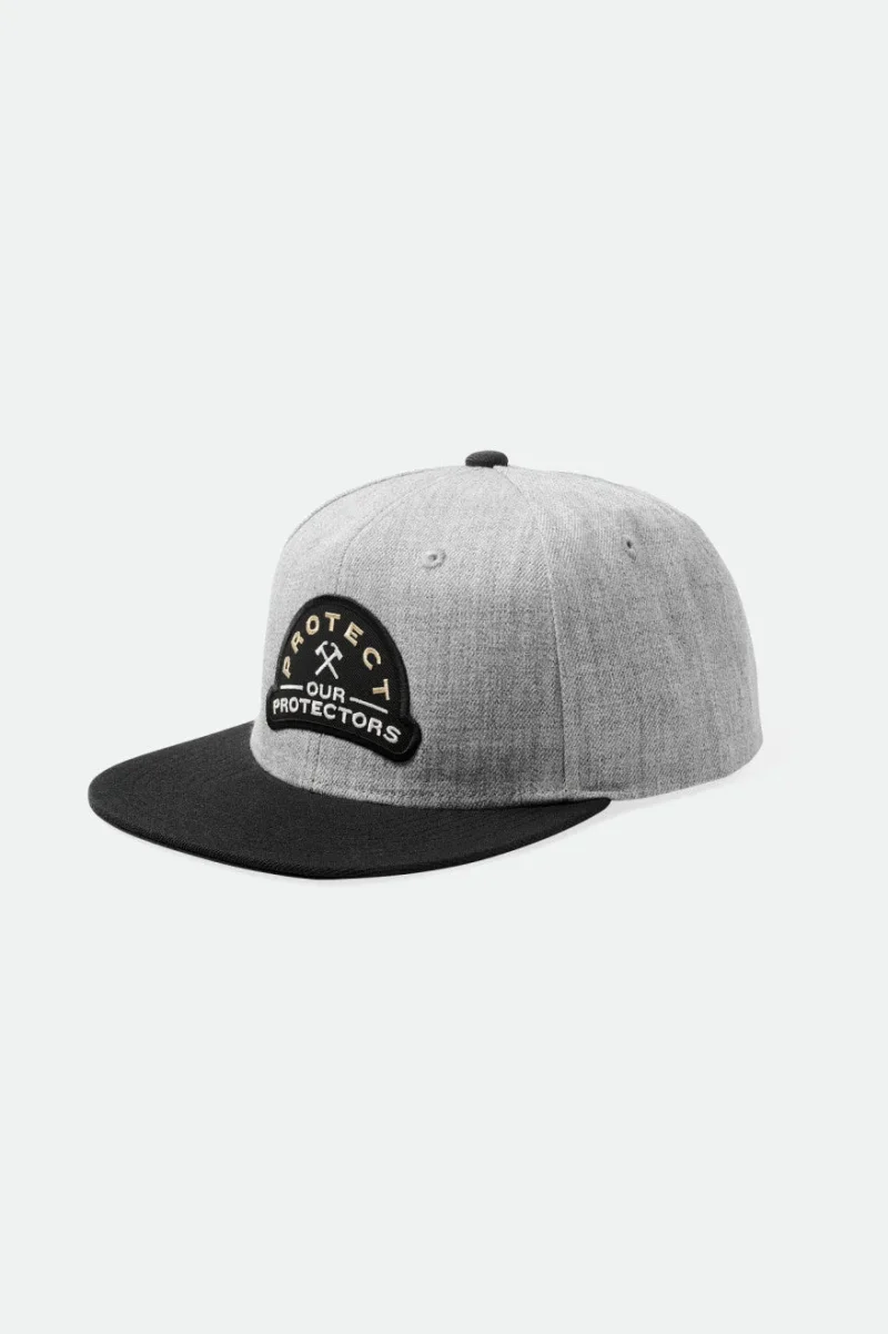 coors mp snapback hat light grey black