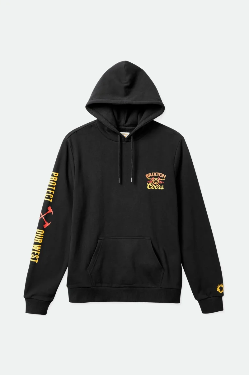 coors protect our west hoodie black